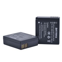 파나소닉 1200mAh DMW-BLG10 BLG10 BLG10E DMW-BLE9 배터리 LCD LUMIX GF5 GF6 GX7 LX100 GX80 GX85 용 듀얼 USB 충전기, 2개