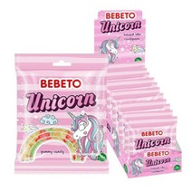 베베토 사워 웜즈 젤리, 80g, 12개