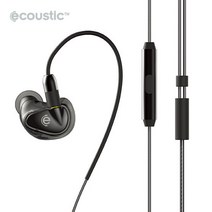 에쿠스틱 EQ-100 유니버셜 커스텀 이어폰, 레드, 에쿠스틱이어폰eq-100