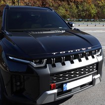 폰데코 쌍용 토레스 투톤 아크릴 레터링 엠블럼 용품, 01 토레스 프론트 엠블럼 - 레드