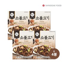 신세계푸드 올반 양념 소불고기 160g X 4봉, 단품