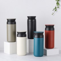 [우진샵]350ml DD-10032 각인 레이저 텀블러 트래블 주문제작, 카키(+각인추가)