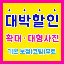 더샤벨 대형사진인화 캔버스인화 무료보정 무료코팅서비스, 24X30