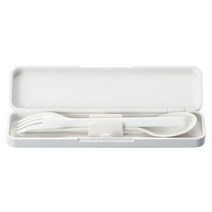 MUJI 무인양품 포크 스푼 세트 화이트