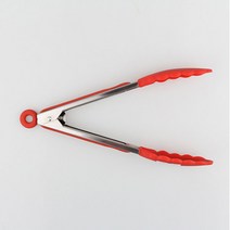 제우스 실리콘 잎집게 대, 적색, 1개