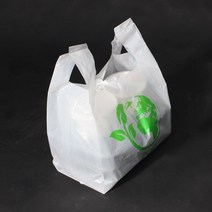 배달 비닐 봉투 친환경봉투 소 270X440X170 유백 100매-소분, 단품, 단품
