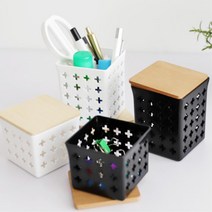 매장 탕비실 티백 믹스커피 미니 정리함 주방용품 보관용품, 미디움 블랙, 1개