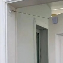 실내 도어클로저 와이어 오토 자동문 닫힘 설치, 블랙 800g