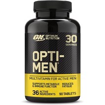 Optimum Nutrition 최적의 영양 Opti-Men 비타민 D 비타민 C 비타민 B6 및 아미노산을 앓고있는 남성을위한 종합 비타민 보충제 맛이 아님 30 부분, 5개