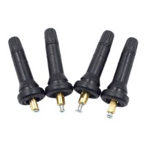 타이어압력센서밸브 타이어 압력 센서 Tpms 밸브 스템 노즐 4 개 쉐보레 르노 포드용, Black_1