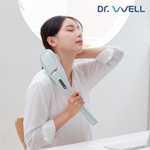 닥터웰 무선안마기 6종 교체봉 어깨 허리 복부 전신 핸드 마사지기 DR-2023 (민트), 무선안마기 DR-2023 (민트)