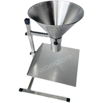 스테인리스 깔때기 초대형 깔대기 식당 진공 포장, 직경 6cm