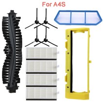 산업용 회사 교체 롤러 사이드 브러시 기본 먼지 필터 HEPA 걸레 세트 ilife A4 A4S A40 X432 폴라리스 PVCR 0826 로봇 진공 청소기 부품용, [13] 016