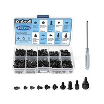 Zmbroll 400Pcs 컴퓨터 Screws Standoffs 키트 SSD Screw for 유니버셜 Motherboard PC 케이스 Fan CD-ROM with 스크루드라이버