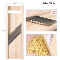 나무 감자 격자 슬라이서 야채 grater corrugated net chopper cutter wave knife chipper 샐러드 주방 shredder 필러 매셔, e