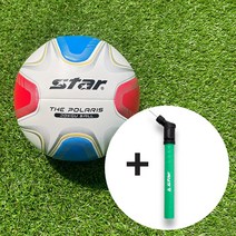 스타스포츠 족구공 더 폴라리스 8판넬 (JB395) + 스타 양방향 공펌프 20cm (XA1083), 단품