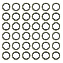 M10 밴조 볼트 오일 드레인 나사 씰링 와셔 가스켓 1set /40 pcs 오토바이 유압 클러치 브레이크 펌프 호스 캘리퍼스, 40 piece