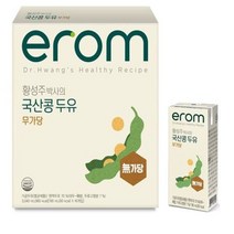 이롬 황성주 박사의 국산콩 두유 무가당, 190ml × 48개, 48개, 190ml