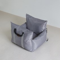강아지 방수 카시트 애견 반려견 차시트 커버분리, 그레이