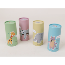 1세트 8개 미니각티슈 어린이집각티슈 동물 캐릭터 차량용 캔티슈 곽휴지 여행용 홍보용, 4종 8개 (1세트)