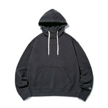 남자 여자 긴팔 후드티 티셔츠 디써티원 버추얼 그래픽 하이넥 차콜 VIRTUAL GRAPHIC HIGH NECK HOODIE CH에이알씨OAL