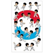 쇼프라자 / (SS-120)스포츠태권도 스티커이야기/캐릭터/4장