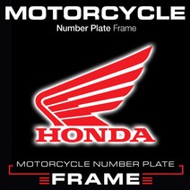 2020 혼다 바이크 번호판가드 MFMC05-2020 HONDA 3LINE DESIGN MOTORCYCLE Number Plate Frame, D35