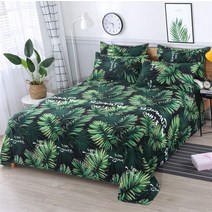 라지킹침대 3 조각 침대 시트 세트 1pc 플랫 2pcs 베개 면화 린넨 편안한 커버 더블 퀸 사이즈, [03] 3pcs 230x250cm, [18] 26