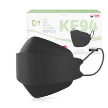 KF-94 더착한 보건용 황사방역용 마스크, 50매입, 1개, KF-94 블랙
