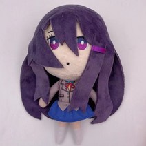 FULE KORELAN 아주 아름다운 자동차 인형 심장 박동 문학 클럽 doki doki literature club 소녀 피규어 벨벳 장난감 도매, 20cm, 보라색 소녀