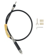 목공부품 승진! 유연한 샤프트는 Dremel 400W 용 로타리 그라인더 도구에 적합합니다. 액세서리 6 척이있는, 보여진 바와 같이, 하나