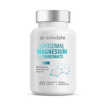 solodate 마그네슘 L트레오네이트 2000mg 비타민 D3 K2 리포소말 리포좀