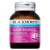 BLACKMORES Sugar Balance 블랙모어스 블랙모어스 가 발란스 90타블렛 2팩, 2개
