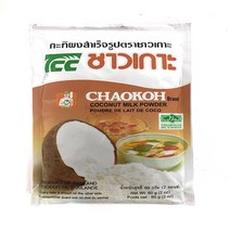 차오코 코코넛밀크 파우더 60g 1개 태국 차오코 파우더