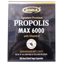 (호주직구) 오리진에이 프로폴리스 맥스 6000mg 180캡슐, 1팩