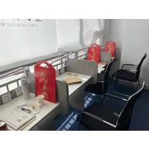 스터디카페책상 학원 칸막이 책상 파티션 도서관 의자 1인 학생 스터디룸 독서실 수험생, 2-베란다 테이블