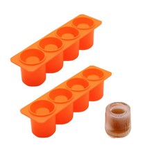 실리콘 아이스컵 몰드 폭포 커피 얼음틀, 2개