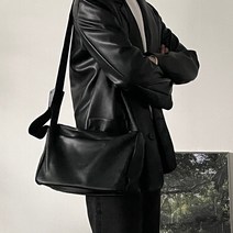 [당일출고/누적판매 1만장] 남자 여자 레더 가죽 크로스백 수납좋은 가방 데일리 메신저백