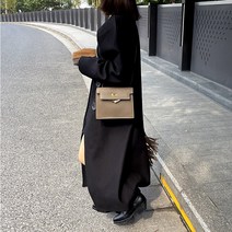 블랙싯봉숄더백 JISHE2022 시장에 나오다 차오카이 핸드메이드 여성가방 소가죽 스트랩 힙색 크로스백 2990973165