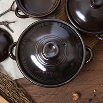 예산도자기 예산 도자기 황토 손잡이 옹기방 (중) 뚝배기, 단품없음