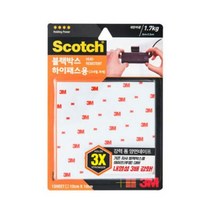 3M 스카치 고내열 폼 양면테이프 하이패스용 폼양면테이프 블랙, 단품