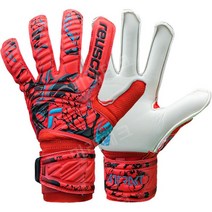 독일 REUSCH 23 새로운 라텍스 골키퍼 골키퍼 장갑, 하나의 크기는 모두 맞는, 레드 9야드