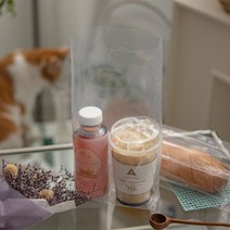 투명 링봉투(100매) 8가지 사이즈 PE/무지/쇼핑/비닐/포장, 34cm(가로) x 45cm(세로) x 20cm(너비)