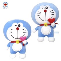 도라에몽 하트 25cm 귀여운 캐릭터 애착 인형, 도라에몽 하트 25cm-핑크