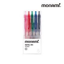 모나미 FX제타 유성볼펜 0.5 0.7 1.0mm, FX제타_5색세트_0.5