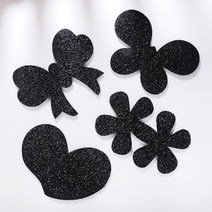 머리카락 가림 방지 손쉬운 잔머리 정리 헤어 벨크로, 꽃