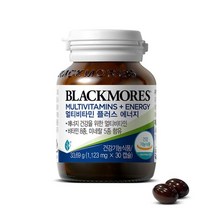 블랙모어스 멀티비타민 플러스 에너지 30캡슐, 단품, 단품