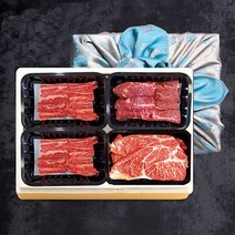 김포전통한우 갈비살혼합2호(갈비살500gx2 앞치마 등심 각500g), 단품, 2개, 500g