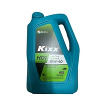킥스 KIXX HD1 E9 CJ-4 4L 10W-40 고급 디젤 엔진오일
