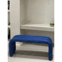 3줄 의자 김밥 유치원 가게 인테리어 의자 옷가게 의자 카페 의자, 파란색 길이 100CM